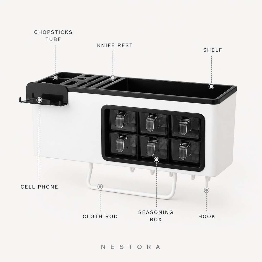 Nestora™ SpaceSaver Kitchen Organizer