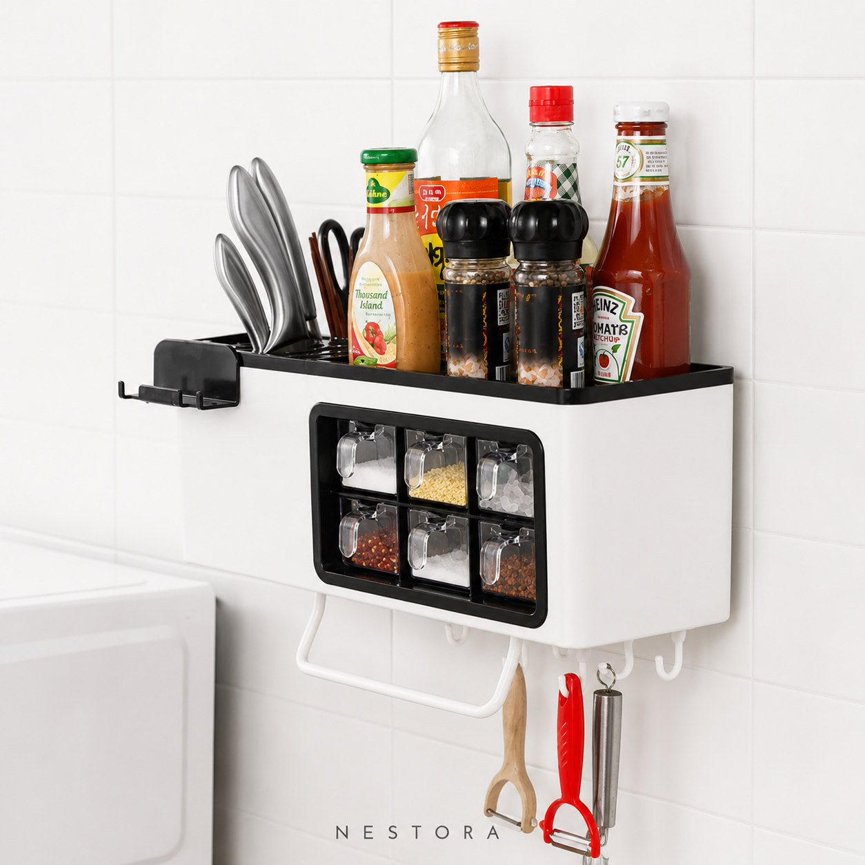 Nestora™ SpaceSaver Kitchen Organizer