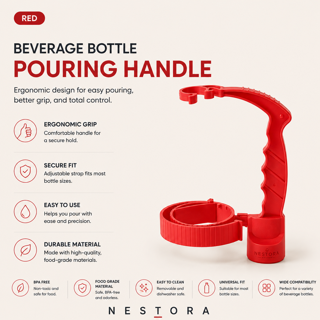Nestora™ Adjustable Bottle Pouring Handle