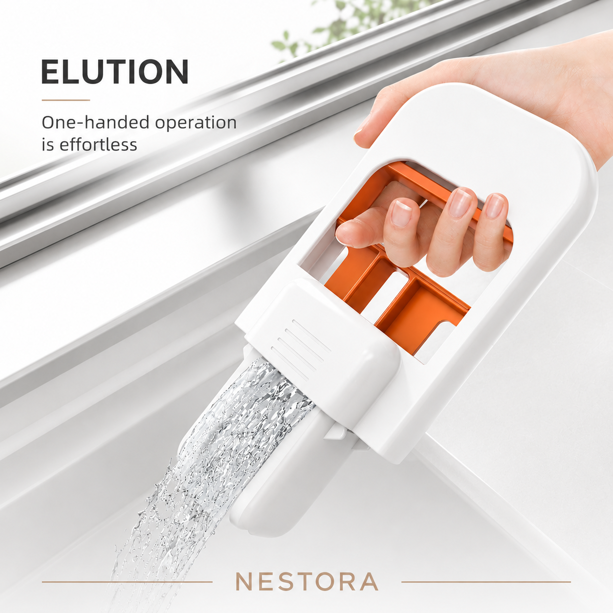 Nestora™ Compact Foldable Sponge Mop