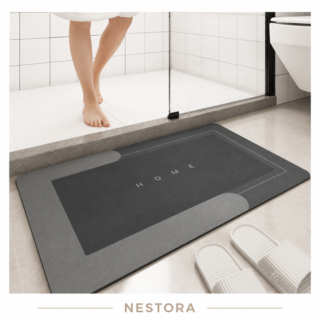 Nestora™ Ultra Absorbent Non-Slip Bathroom Mat