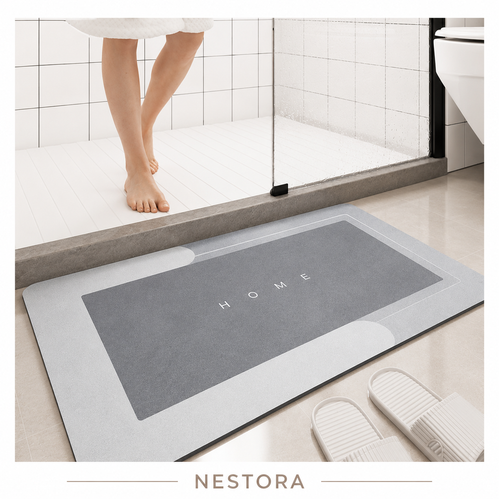 Nestora™ Ultra Absorbent Non-Slip Bathroom Mat