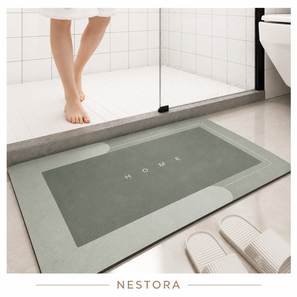 Nestora™ Ultra Absorbent Non-Slip Bathroom Mat