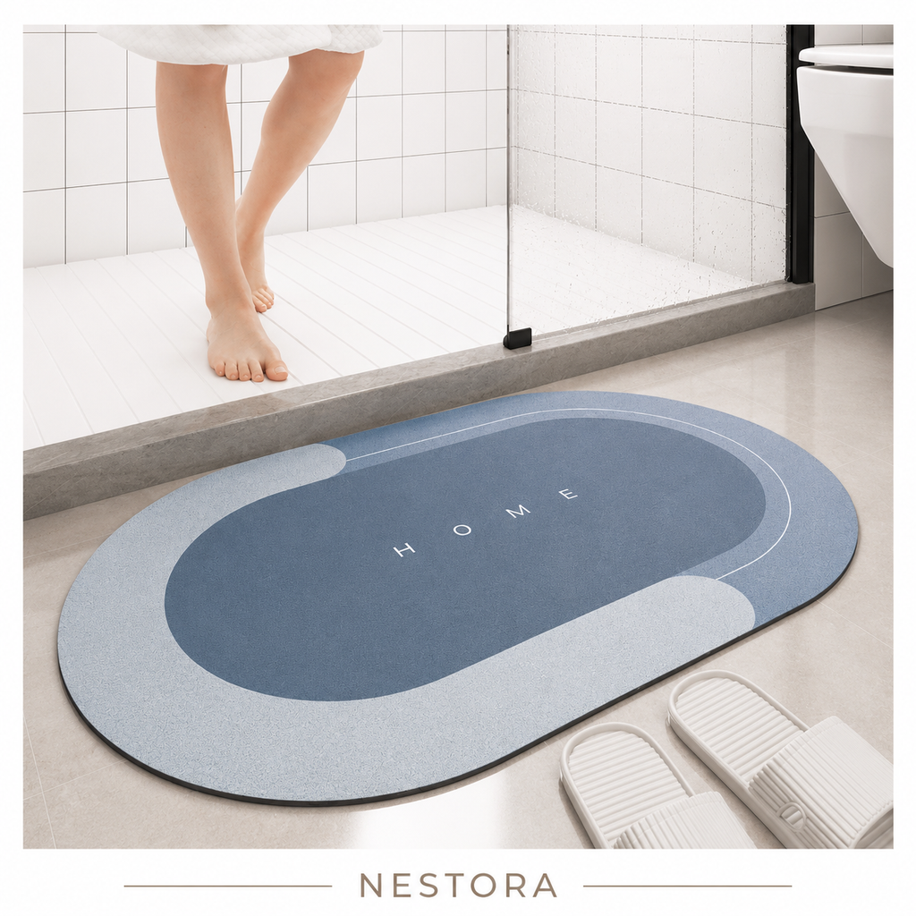 Nestora™ Ultra Absorbent Non-Slip Bathroom Mat