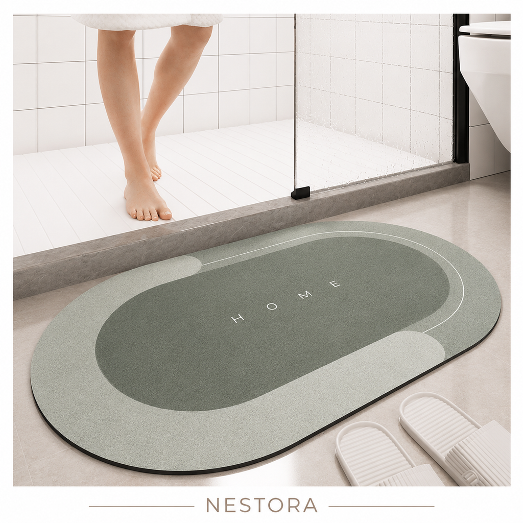 Nestora™ Ultra Absorbent Non-Slip Bathroom Mat