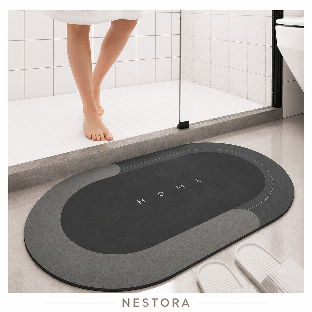 Nestora™ Ultra Absorbent Non-Slip Bathroom Mat
