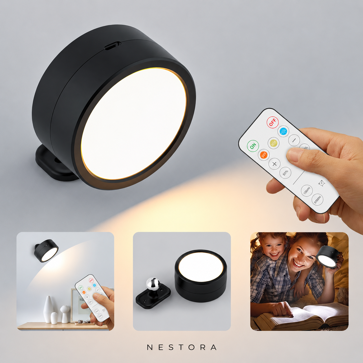 Nestora™ Smart Rotatable LED Wall Light