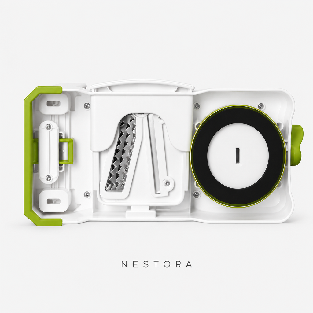 Nestora™ 4-Blade Vegetable Slicer & Choppe