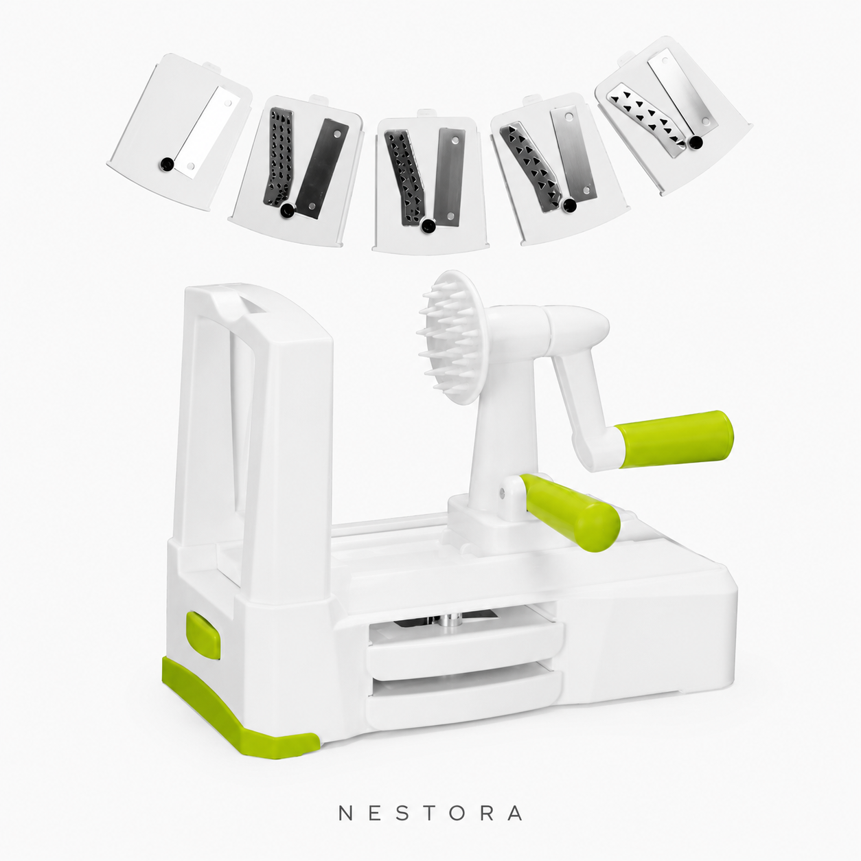 Nestora™ 4-Blade Vegetable Slicer & Choppe